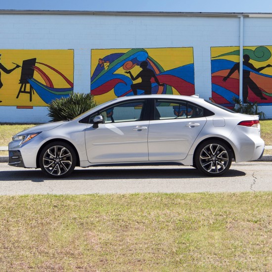 Toyota Corolla Sedan Painted Body Side Molding 2020 2024